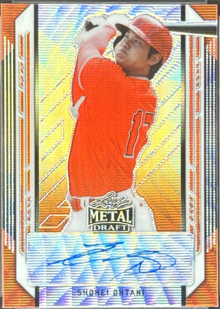 Shohei Ohtani [Orange Wave] #BA-SO1
