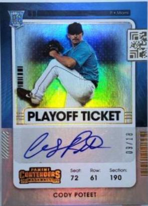Cody Poteet [Autograph Playoff] #208