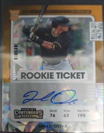 Jared Oliva [Autograph Cracked Ice] #163