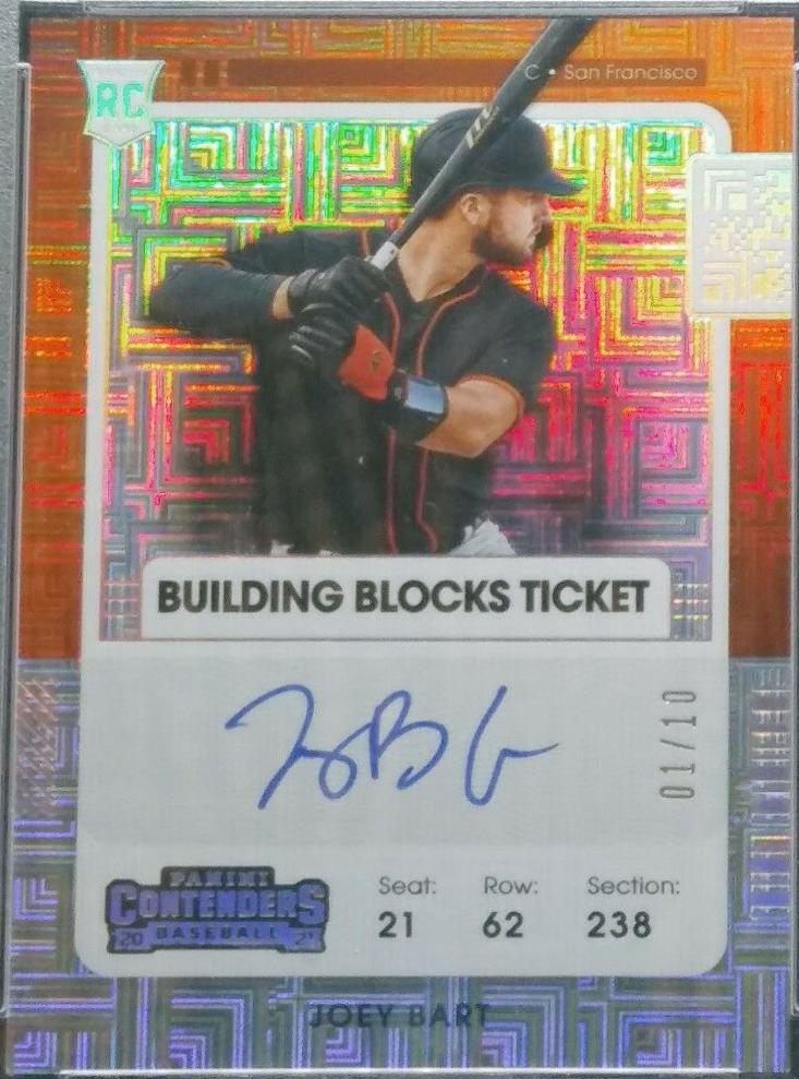 Joey Bart [Autograph Building Blocks] #145