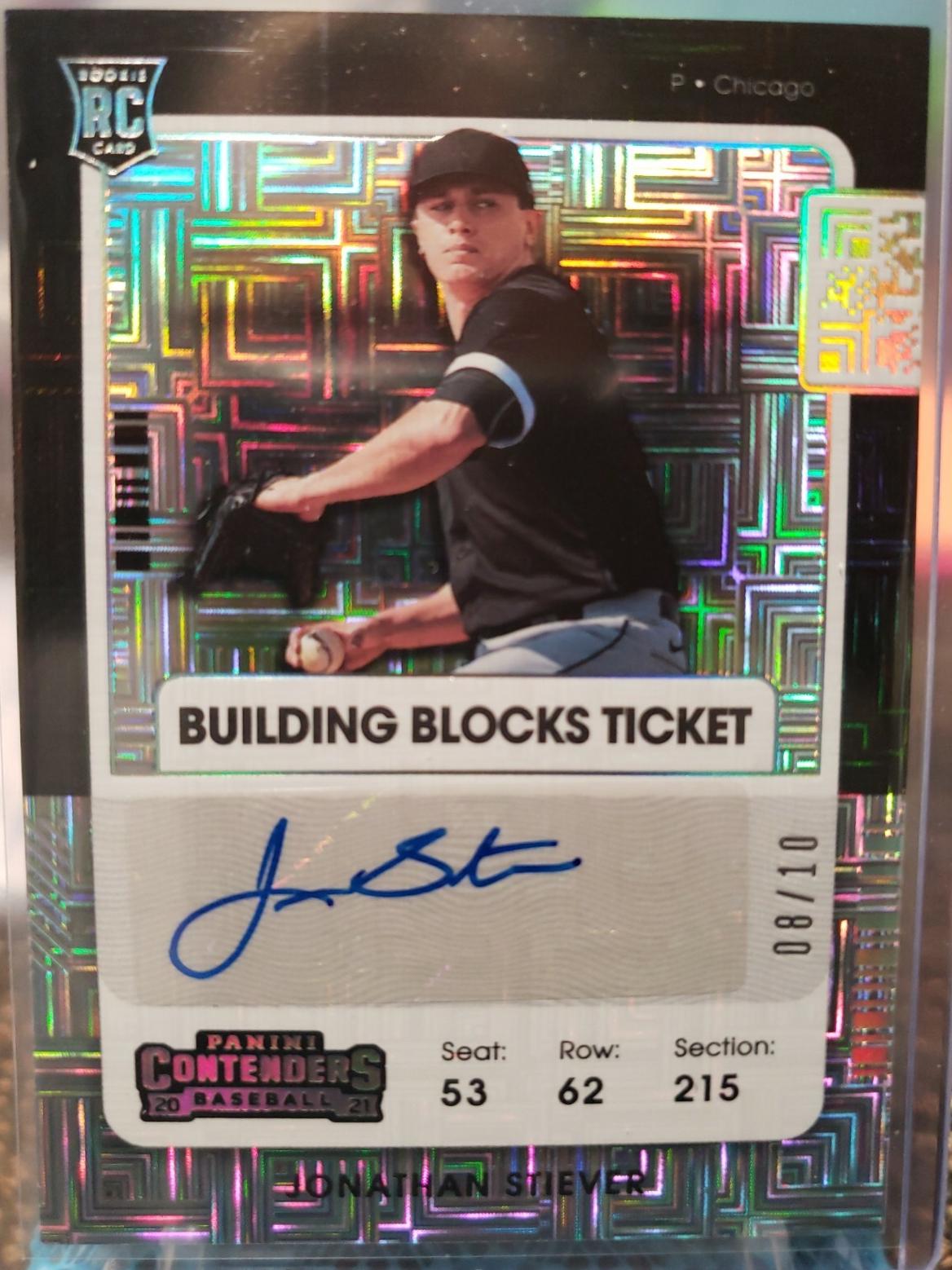 Jonathan Stiever [Autograph Building Blocks] #164
