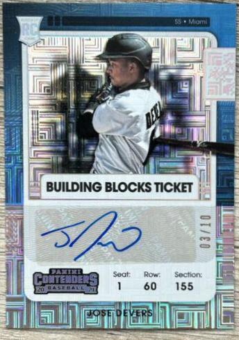 Jose Devers [Autograph Building Blocks] #186