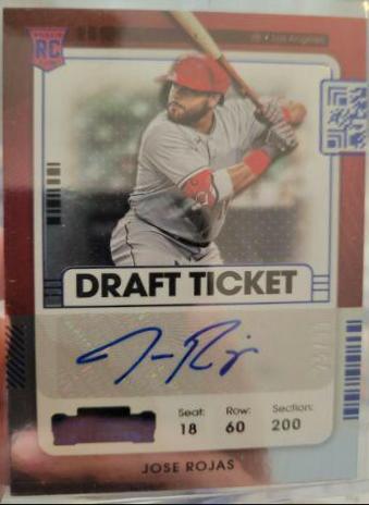 Jose Rojas [Autograph Draft Blue] #194
