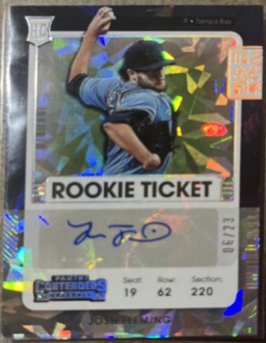 Josh Fleming [Variant Autograph Cracked Ice] #167