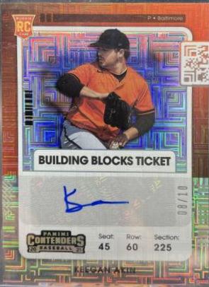 Keegan Akin [Autograph Building Blocks] #168
