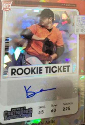 Keegan Akin [Autograph Cracked Ice] #168
