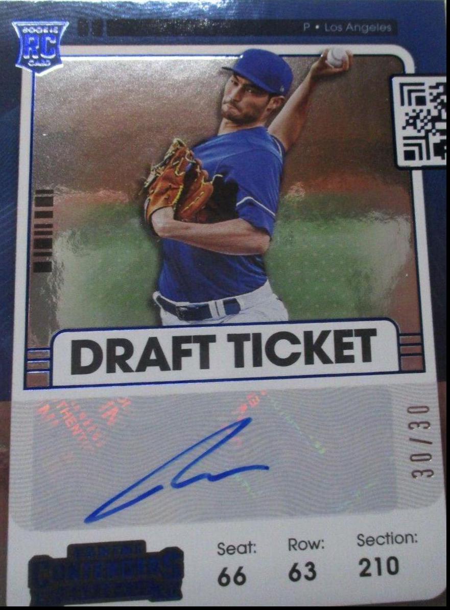Mitchell White [Autograph Draft Blue] #193