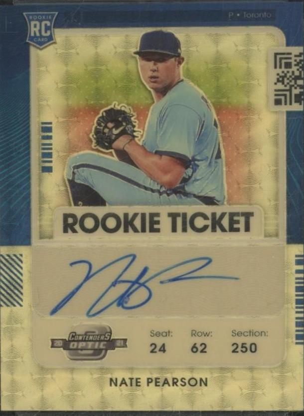 Nate Pearson [Optic Gold Vinyl Autograph] #153