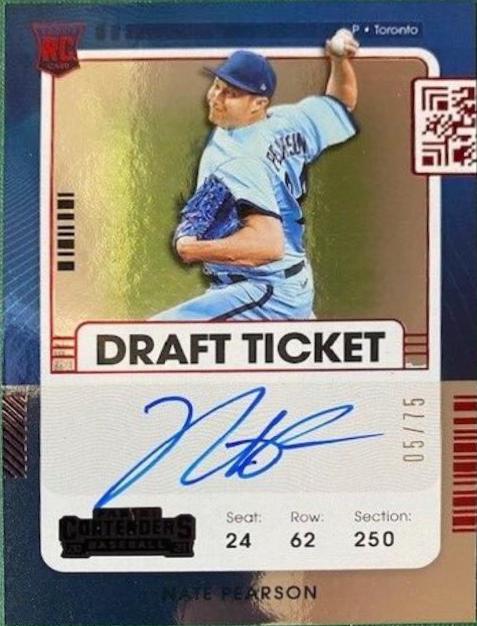 Nate Pearson [Variant Autograph Draft Red] #153