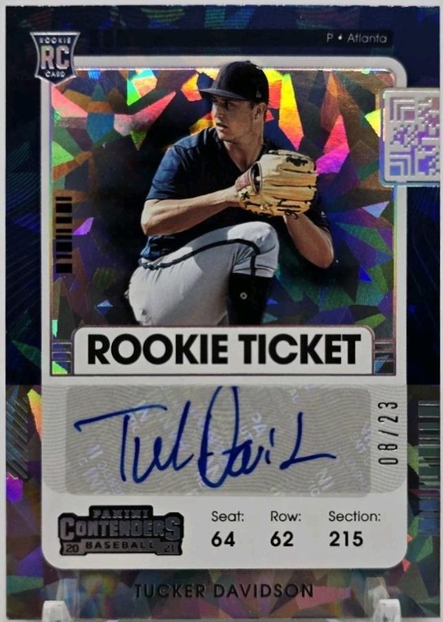 Tucker Davidson [Autograph Cracked Ice] #178