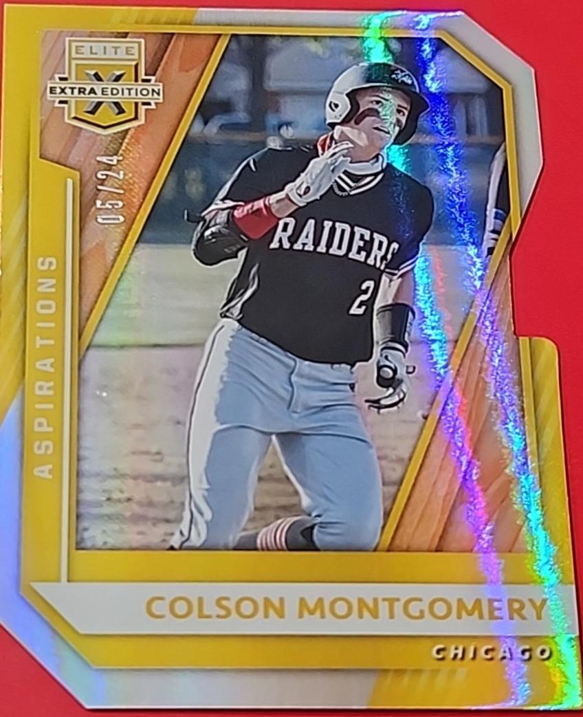 Colson Montgomery [Aspirations Die Cut Gold] #22