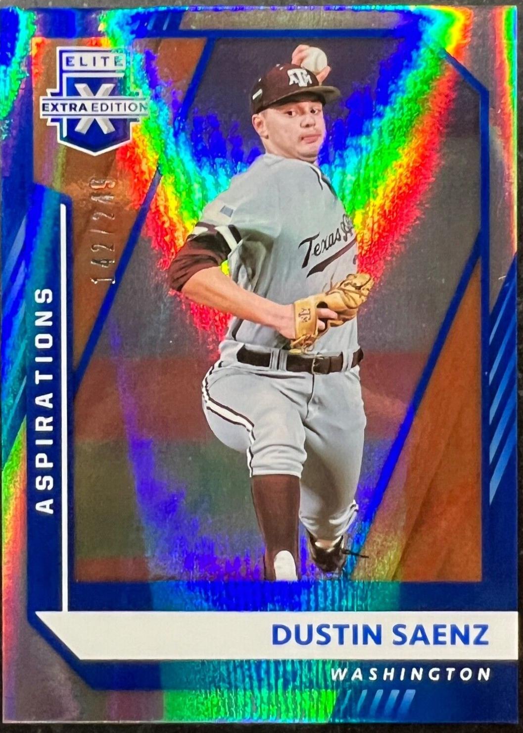 Dustin Saenz [Aspirations Blue] #112