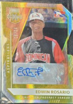 Edwin Rosario [Aspirations Die Cut Signature Gold] #172