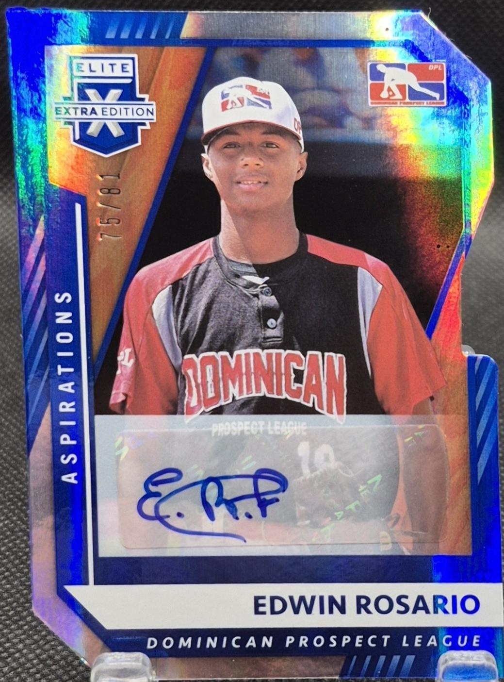 Edwin Rosario [Aspirations Die Cut Signature] #172