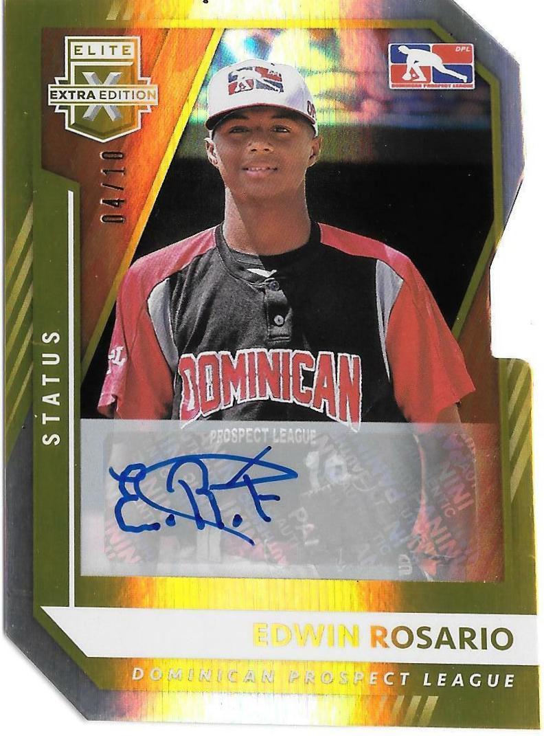 Edwin Rosario [Status Die Cut Gold Signature] #172
