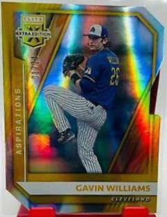 Gavin Williams [Aspirations Die Cut Gold] #23