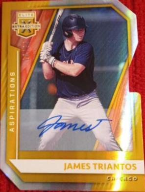 James Triantos [Aspirations Die Cut Signature Gold] #56