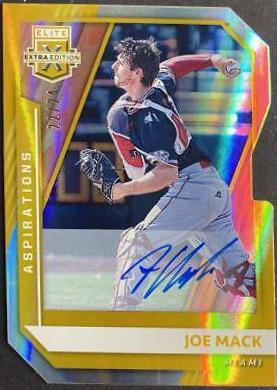 Joe Mack [Aspirations Die Cut Signature Gold] #31