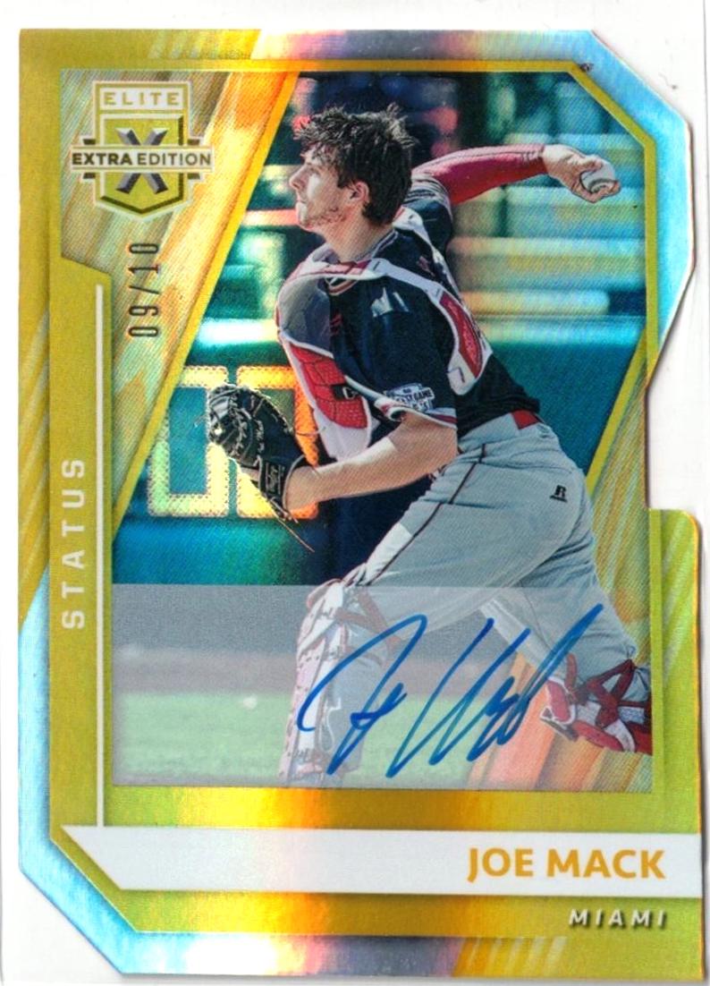 Joe Mack [Status Die Cut Gold Signature] #31