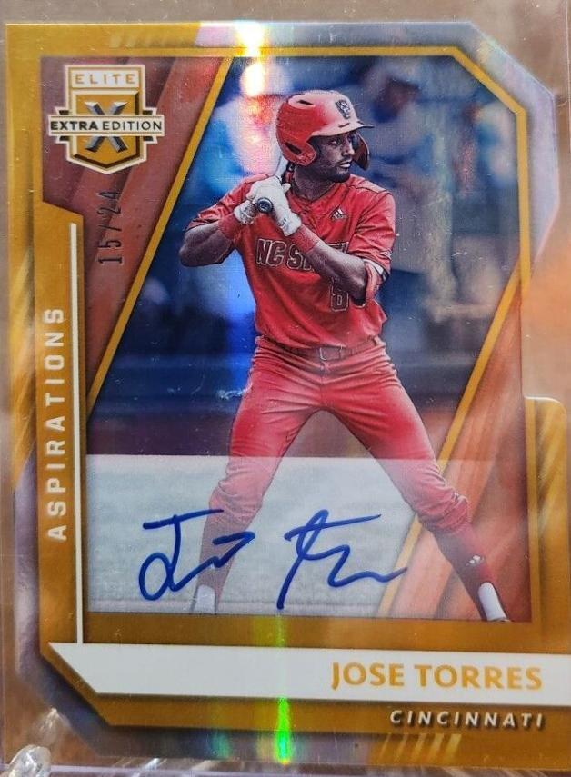 Jose Torres [Aspirations Die Cut Signature Gold] #89
