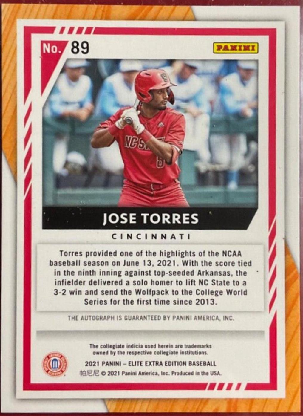 Jose Torres [Prime Numbers Signature A] #89