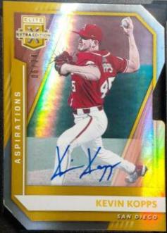 Kevin Kopps [Aspirations Die Cut Signature Gold] #99