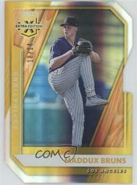 Maddux Bruns [Aspirations Die Cut Gold] #29