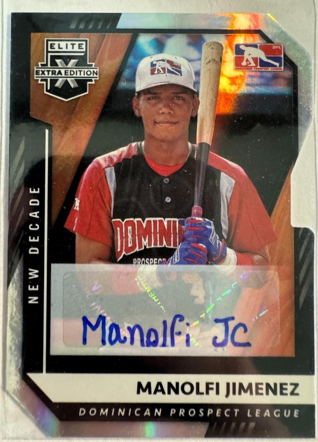 Manolfi Jimenez [New Decade Die Cut Signature] #198
