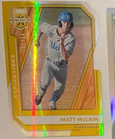Matt McLain [Aspirations Die Cut Gold] #17