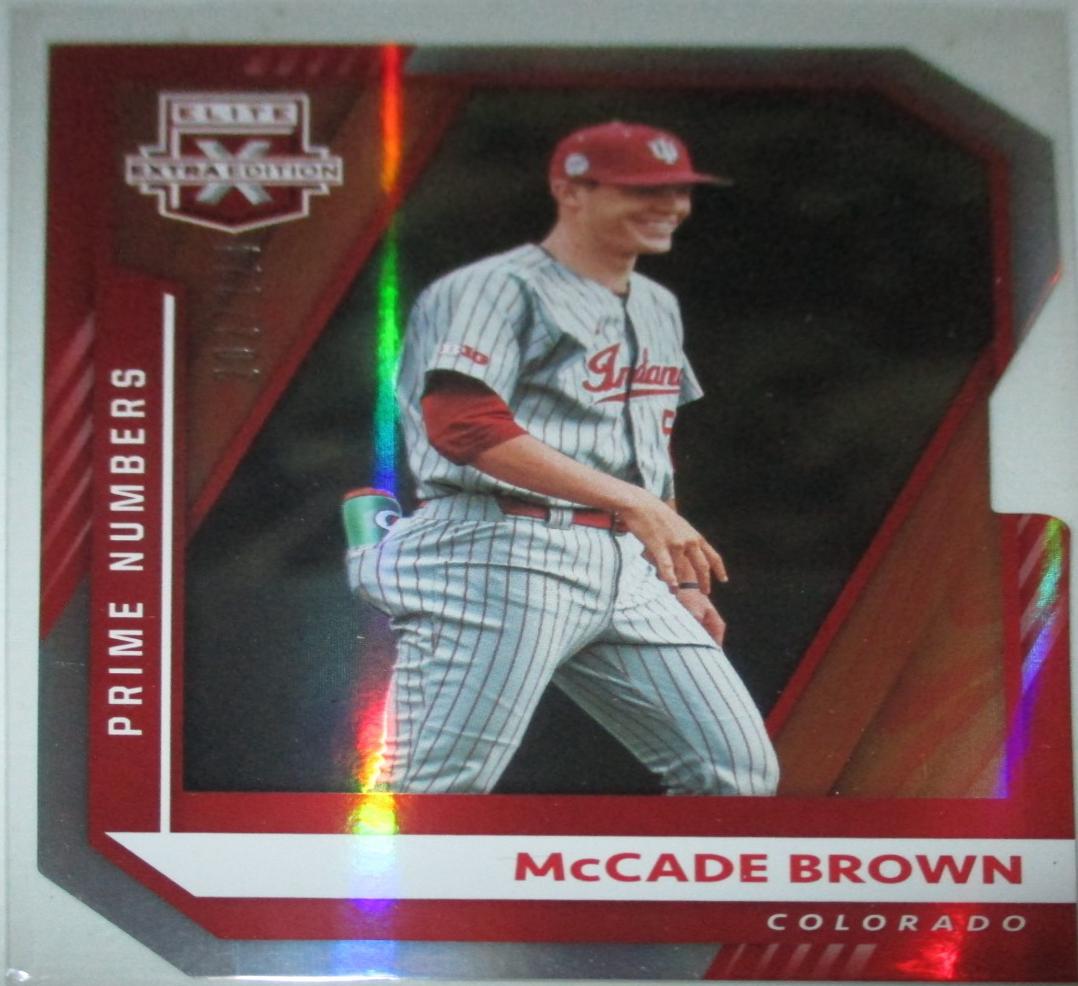 McCade Brown [Prime Numbers C Die Cut] #104