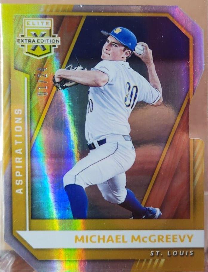 Michael McGreevy [Aspirations Die Cut Gold] #18