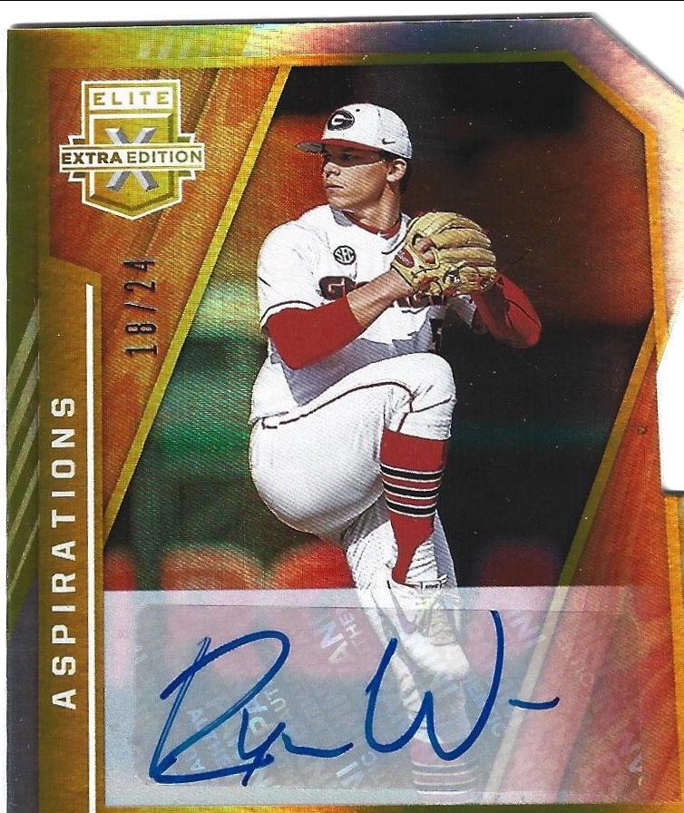 Ryan Webb [Aspirations Die Cut Signature Gold] #125