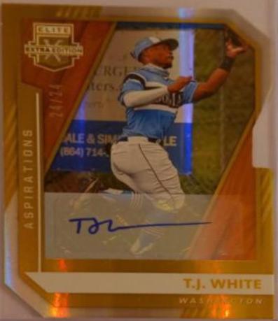 T. J. White [Status Die Cut Signature] #143