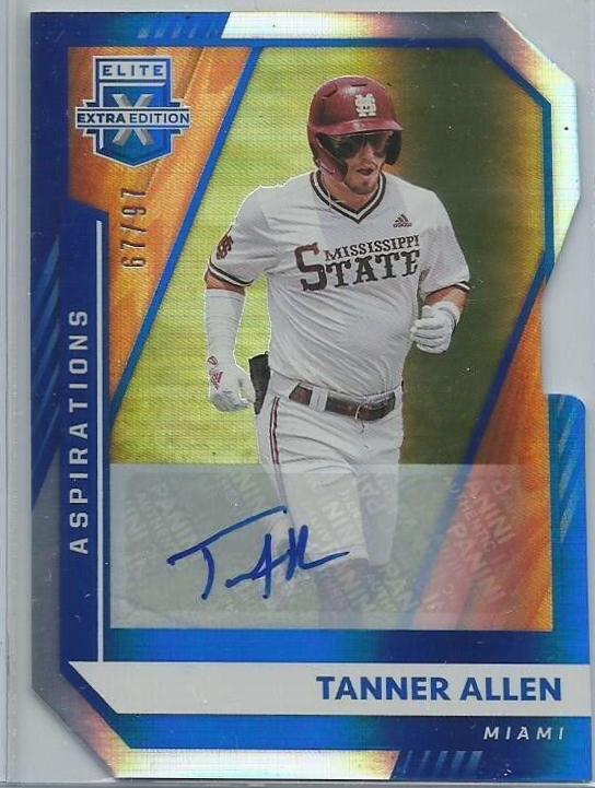 Tanner Allen [Aspirations Die Cut Signature] #118