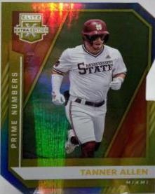 Tanner Allen [Prime Numbers Gold Die Cut] #118