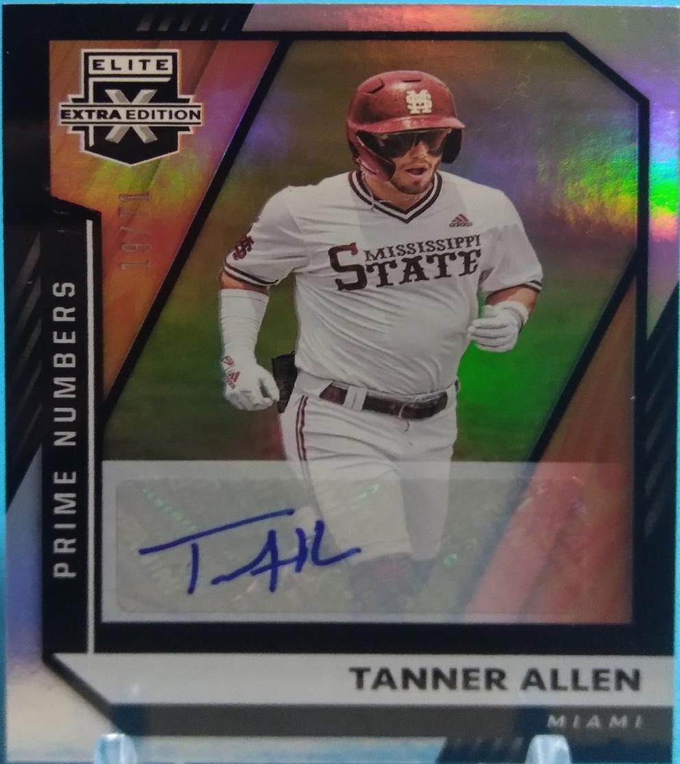 Tanner Allen [Prime Numbers Signature B] #118