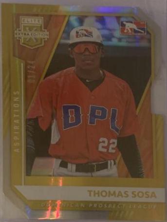 Thomas Sosa [Aspirations Die Cut Gold] #186