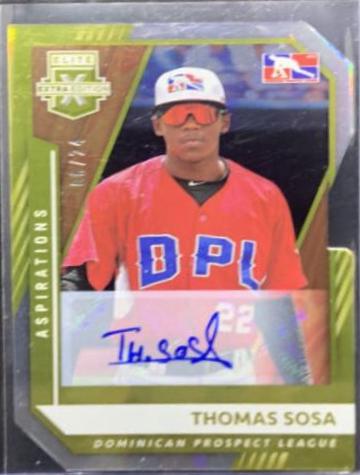 Thomas Sosa [Aspirations Die Cut Signature Gold] #186