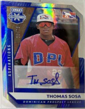Thomas Sosa [Aspirations Die Cut Signature] #186