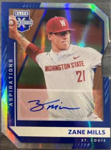 Zane Mills [Aspirations Die Cut Signature] #120
