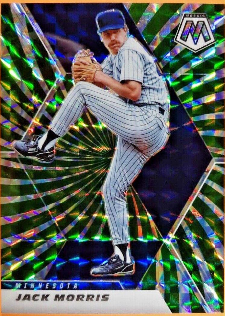 Jack Morris [Green Swirl Mosaic] #176