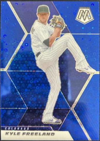 Kyle Freeland [Quick Pitch Blue Mosaic] #100