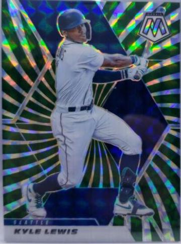 Kyle Lewis [Green Swirl Mosaic] #62