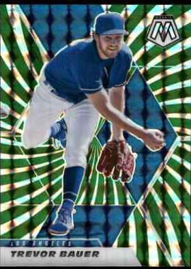 Trevor Bauer [Green Swirl Mosaic] #70
