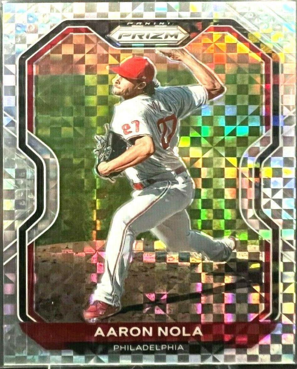 Aaron Nola [Power Plaid Prizm] #147