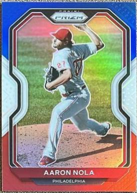 Aaron Nola [Red, White, and Blue Prizm] #147