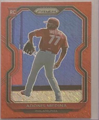 Adonis Medina [Red Shimmer Prizm] #56