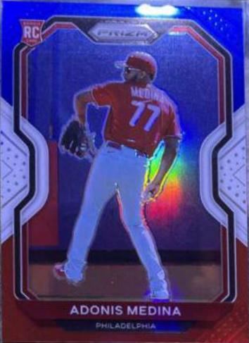 Adonis Medina [Red, White, and Blue Prizm] #56