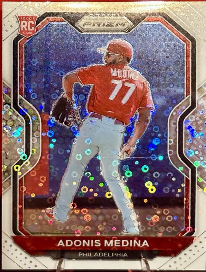 Adonis Medina [White Donut Circles Prizm] #56