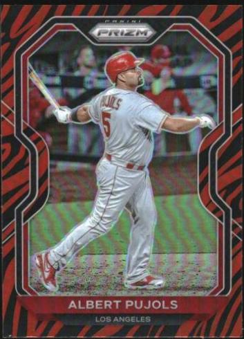 Albert Pujols [Tiger Stripes Prizm] #21
